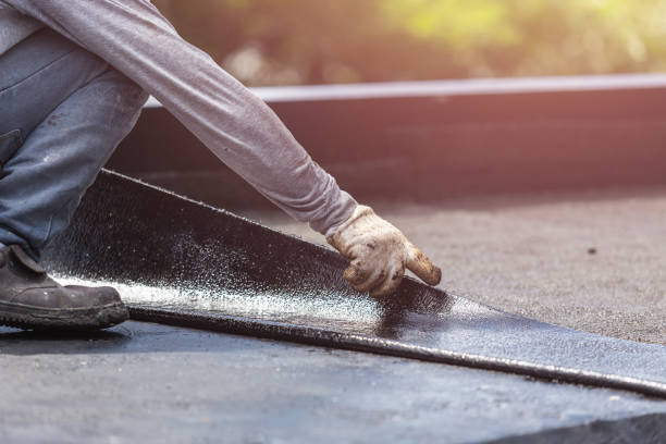 Professional Basement Waterproofing technician working in Pullman, MI